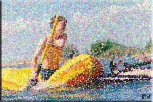 pointillism_canoe